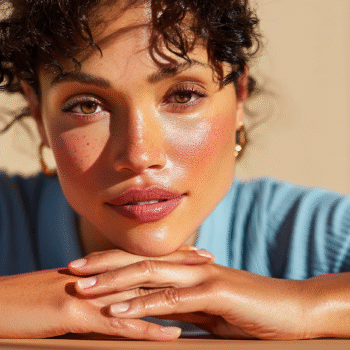 Header image for Tutorial with Cynthia, the avatar leaning forward on a table.