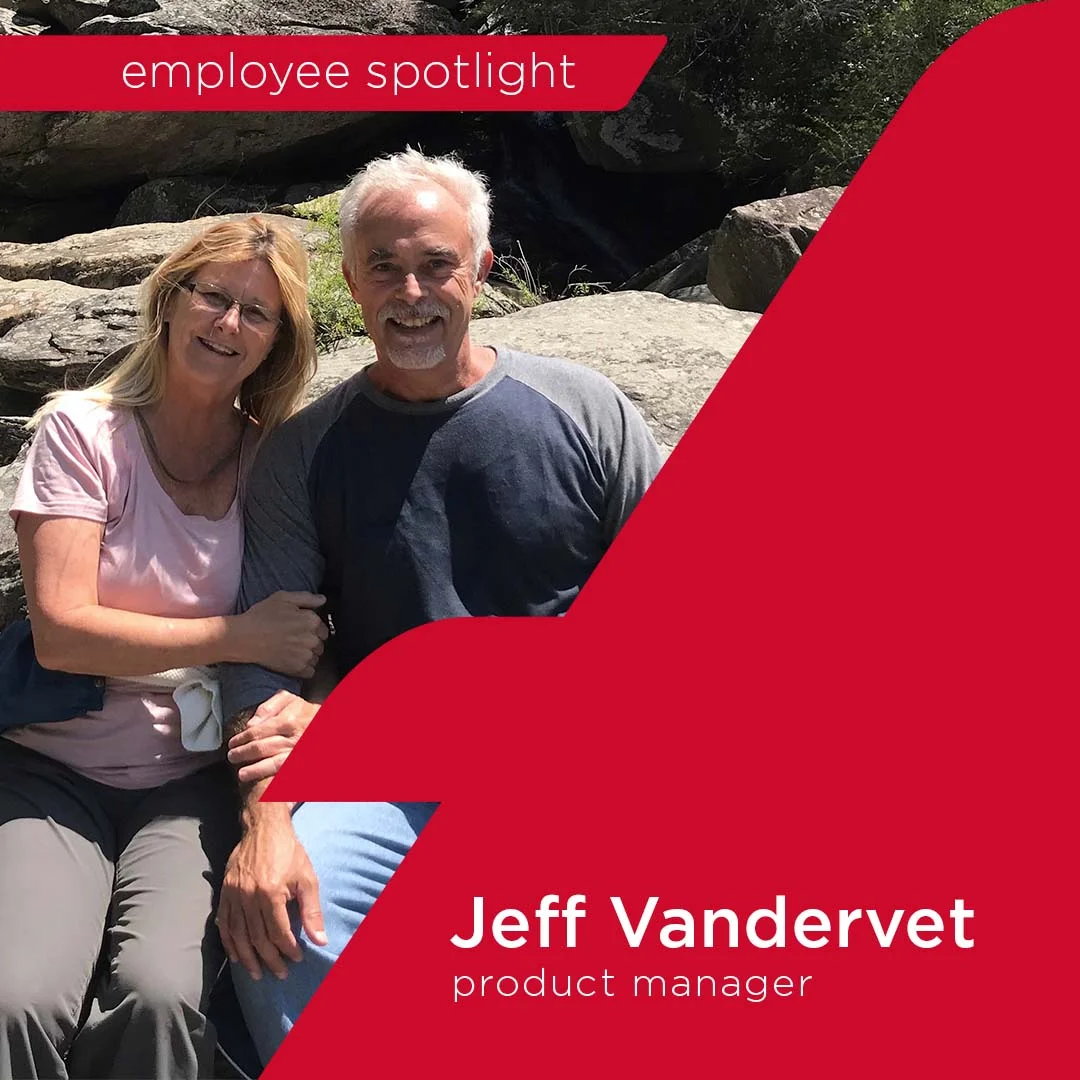 Employee spotlight graphic featuring Jeff, created to highlight team contributions and boost engagement on social media.