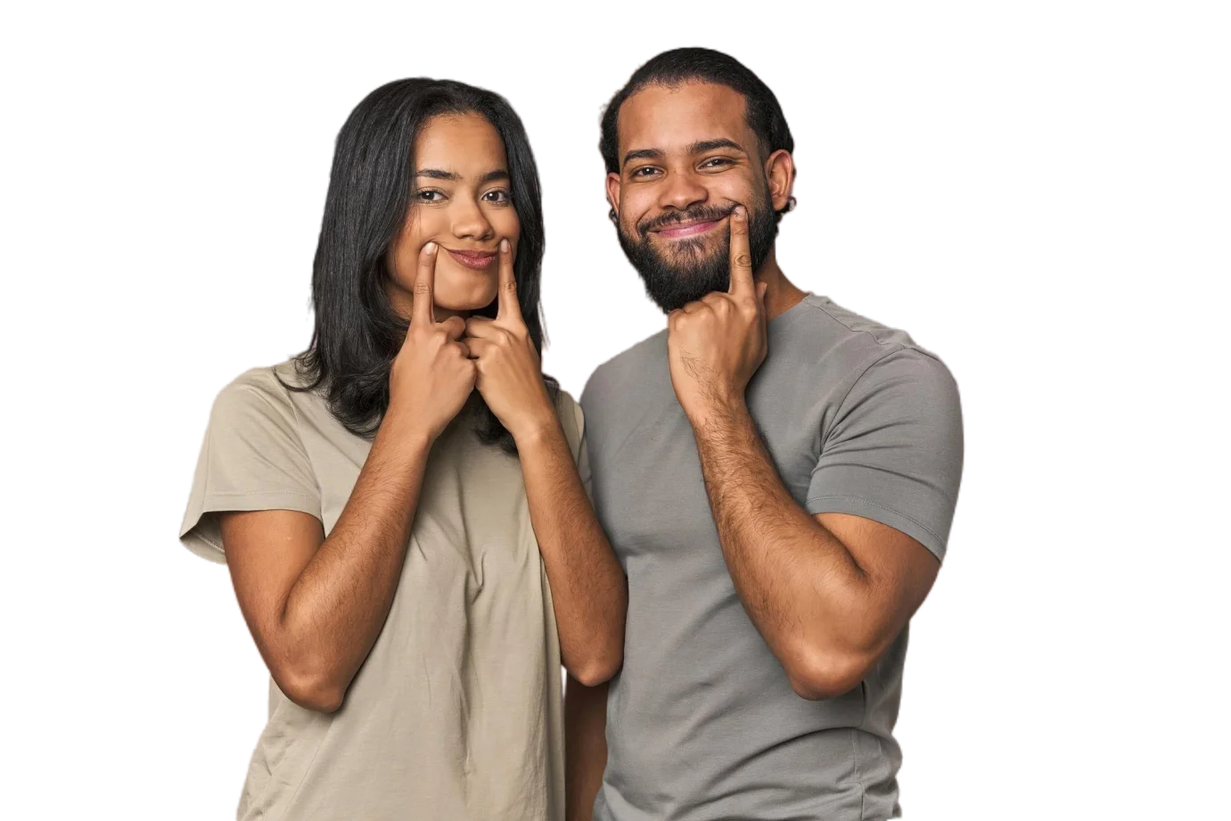 Image of Emily and Michael Smith, the engaged couple persona, representing involved parents who actively use the Verve app for school communication.
